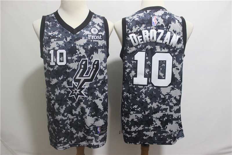 Spurs 10 DeMar DeRozan Camo 2018 19 City Edition Nike Swingman Jersey Dzhi,We sell and wholesale Spurs 10 DeMar DeRozan Camo 2018 19 City Edition Nike Swingman Jersey Dzhi on line form chian!